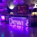 Bruiloft.DJ Extra LED DJ Booth Trouwlocatie Biesenhof Theater Geleen