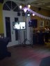 Bruiloft.DJ Extra Videoschermen Trouwlocatie Brasserie Hotel Winkk Dongen